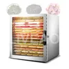 Kitchen Vegetable Fruit Dehydrator Drying Machine High Capacity 10 Layers Dried Frame Low Noise Food Dryer