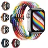 Elastisches Armband aus Nylongewebe, dehnbar, Smart-Armband für Apple Watch Serie 7, iWatch 3, 4, 5, Se 6, 38 mm, 40 mm, 42 mm, 44 mm, 41 mm, 45 mm