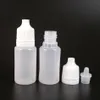 500pcs/lot 2ml 3ml 5ml 10ml 15ml 20ml 30ml Dropper Bottles PE material Empty Plastic Squeezable Dropper bottle