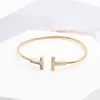 New Stainless Steel Bracelet Opening t Bracelet Women039s Gold Fashion t Stainless Jewelry91576921