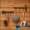 Ganci Rails Home Storage Organization Housekee Garden Wall Hook Hanger Key Appendiabiti Appendiabiti Appendiabiti Pratico Martello Per Decor