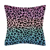 Cushion/Decorative Pillow Vintage Leopard Cover Polyester Cushion 45x45cm Colorful Print Pillowcase Sofa Home Decorative Throw PillowCushion