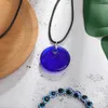 Turkish Blue Devil Eyes Beaded Strands Bracelet Men Women Retro Leather Rope Chain Pendant Necklaces Evil Eye Jewelry Accessories Bulk Price