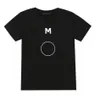 2022 Luxus Baby Designer Kleidung Kinder T-shirts Kurzarm T-Shirts Tops Jungen Mädchen Weiß Schwarz Buchstaben Baumwolle Gedruckt Top Qualität T-shirts Atmungsaktive Kleidung 90-130