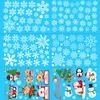 Window Stickers Year Christmas Snowflake Static Cling Glass Sticker Reusable Removable For Bath Party Festival DecorationWindow