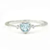 925 Silber Charme herzförmiger Ring für Frauen Mode Engagement Schmuckparty Geschenk