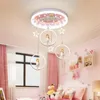 Pendant Lamps Children's Room Chandelier Boy Girl Princess Bedroom Lamp Nordic Cartoon Modern Simple Eye Protection Pink LightingPendant