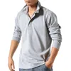 Soqoool chemises décontractées hommes automne lâche à manches longues chemises tactiques militaire grande taille affaires loisirs hommes Polo chemise 220608