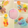 QWZ Baby Bathroom Mesh Bag Sucker Design For Bath Toys Kids Basket Cartoon Animal Shapes Cloth Sand Toys Storage Net Bag 220531