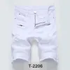 Mens Jeans Shorts Biker Short Pants Skinny Slim Ripped Hole Denim Men Designer Summer Hight Quality {Kategori}