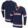 Maillots UConn Huskies Maillot Max Kalter pour hommes Justin Howell Bradley Stone Ryan Wheeler Keane College Maillots de hockey sur glace cousus sur mesure