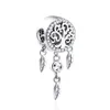 925 Sterling Silver Dangle Charm New Dream Catcher Heart Crown Dance Shoes Pärlor Pärlor Pandora Charms Armband DIY smycken Tillbehör