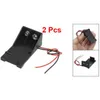 Switch Pcs 9V Batteries Battery Case Holder With Wire Leads & 2 Mini Limit Long Lever Arm SPDT Snap ActionSwitch