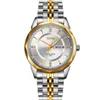 Skmei 9268 reloj de pulsera analógico dorado de lujo para hombre, fabricante de relojes personalizados