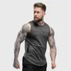 Mannen Rits Mouwloos Vest Zomer Ademend Sneldrogend Mannelijke Strakke Sportscholen Kleding Bodybuilding Hemd Fitness Tank Tops 220630