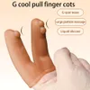 Manicotto per dito in silicone Stimolatore clitorideo G-spot Massaggiatore vaginale Flirtare Masturbatore femminile Giocattoli sexy per le donne Prodotti per adulti