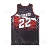 Film Martin Luther King High School 22 Kawhi Leonard Jerseys Man Basketball Hiphop Team Kleur Zwart Ademende hiphop voor sportfans Pure katoenen topkwaliteit te koop