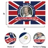 Rainha mais nova Elizabeth II Platinums Jubileu Bandeira 90 * 150cm Union Jack bandeiras O Queens 70th Anniversary British Louvenir