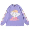 EXTREME Long Sleeve Harajuku Kawaii Clothes Oversized Japanese Streetwear Cartoon T Shirt Women Cute Clothing 220321