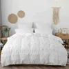 Nordic Soft Cute Solid White Gray High Quality Duvet Cover Set Bedclothes Bedspread Quilt Twin Size Bedding
