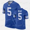 Mitness Ncaa College Byu Cougars Football Jerseys 2021独立ボウルJaren Hall Zach Wilson Troy Warner Puka NaCua Baylor Romney Dax Milne