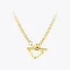 Anhänger Halsketten Hohl Quadrat Bar Interlock Edelstahl Gold Farbe Choker Halskette Frauen Mode Schmuck P203151Pendant