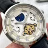 Лучшие дизайнерские мужские часы роскошные мужские наручные часы Moon Phase механические автоматические водонепроницаемые модные часы для мужчин рождественский подарок orologio di lusso
