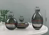 3PCS Klasyczne kreatywne mini wazon najwyższej jakości Szklany przezroczysty domowy domek Deco Butelki Reagent Wazon Whatle 2205181835806