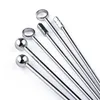 1000 stücke Neue Metall Obst Stick Edelstahl Cocktail Pick Werkzeuge Wiederverwendbare Silber Cocktails Getränke Picks 4,3 Zoll 11 cm küche Bar Party Bar Werkzeug SN4509