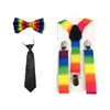 Fliegen Jungen Mädchen Kinder Kinder Suspensorio Schmetterling BowTie Bowknot Krawatte Krawatte Hosenträger Set Für Hochzeit Party Rede TR0004Bow