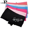 Lobaja 6pcs/Lot Cotton Underwear Women Girls Shorts Boxers Ladies Sexy Floral Boyshort Knickers M L XL LP848 220511