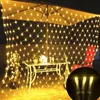 Strings 1.5M 3M 2M 6M 4M UK LED Net Lights Super Bright Mesh String Light Christmas Waterproof For Garden Wedding DecorLED