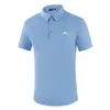 Summer Golf Clothing Men Short Sleeve Golf T-Shirt 3 Colors JL Indoor or Leisure Outdoor Sports Shirt 220707