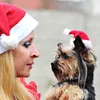 Chapéu de Natal para animais de estimação animais de estimação Chapéus de cosplay de festa gato cão inverno inverno gatos de pelúcia cães cães de fantasia decoração de natal decoração bh7371 tyj