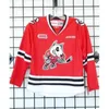 NIK1 2016 تخصيص OLL NIAGARA ICEDOGS جيرسي رجل إمرأة أطفال أسود أبيض أحمر الجليد الهوكي رخيصة الفانيلة مخصص أي اسم أي كلمة قص قطع