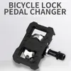Cykelpedaler cykellås pedal bärbar avtagbar metall höghållfast bergsklockor klippfri för M520 M540 M8000 M9000 cykel