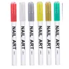 12Colors 3D Painted Drawing Nail Gel Point Flower Pen For Nail Art DIY Design Multicolor Painting Polish Marker