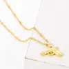 Ny minimalistisk pistolhänge halsband Kpop Gold Color Wave Chain Hip Hop Gun Halsband Choker Party Gift Hög kvalitet