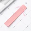 Creatief Design Plush Velvet Pen Pouch Holder enkele potloodtas Penhoes met touw Office School Writing Supplies Student Kerstcadeau SN4559