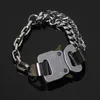 Alyx 1017 9SM Chain Stitching Bracelet Men and Women Funcional Lock Hip Hop Moda Marca All-Match Jewelis