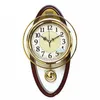 Настенные часы 3D Swing Clock Большие маятники роскошные винтажные шикарные тихое механизм Silent Watch Reloj de Pared Goldwallwall
