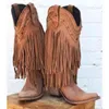 Сапоги Women Retro Mid Boots с твердым цветом из искусственной замши заостренные пальцы на пят