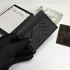 Monedero de diseñador de lujo Titular de la tarjeta de calidad Cuero genuino Estilo de Francia Mujeres hombres Monederos Llavero para hombre Moneda de crédito Mini Monedero Bolso Encanto Lona marrón