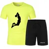 Мужские спортивные костюмы мужская бренда спортивная одежда для спортивных шорт Set Set Stemplove Fortave For-Shook и Casual Wear Basketball