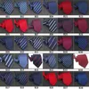 Bow Ties Styles Herrkedja slips grossist 46 8 cm mans affärskvinnor slips för förknippad randig brudgum parti cravatebow