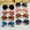 Fashion Sunglasses Z1623 Designer Men Women Oval Frame Edge Delicate Gold Small Chain Travel Vacation Beach Glasses occhiali da sole moda