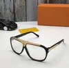 1pcs 고품질 브랜드 태양 안경 증거 선글라스 디자이너 안경 안경 남성 여성 광택 검은 선글라스와 함께 제공
