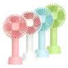 2022 Rechargeable Mini Fan Hand Held Party Favor 1200mAh USB Office Outdoor Household Desktop Pocket Portable Travel Electrical Appliances Air Cooler DHL