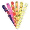 Fruit print Nail File Buffer Sanding Washable Manicure Tool Nail Art Polish Sandpaper Strip Bar Polishing