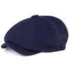 Mode Sauvage Journal Garçons Chapeau Hommes Femmes Rétro Béret Chapeau Pilote Casquette Plate Hip Hop Bérets Chapeaux Solide Couleur Rétro Casual Bérets Gorras J220722